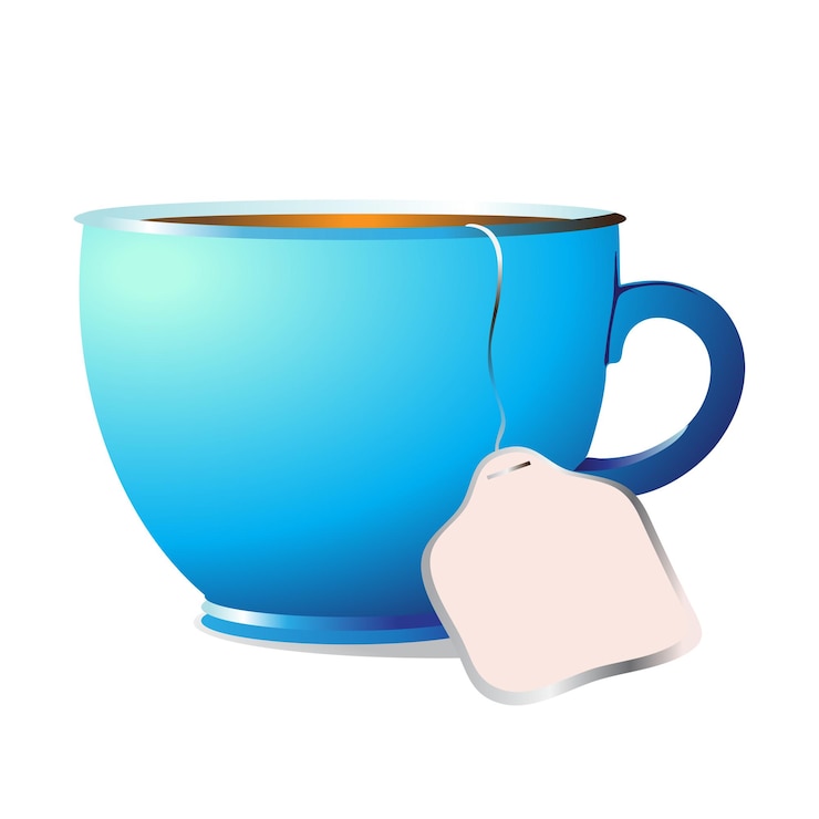Vettore creativo vector tea cup illustrazione design 2