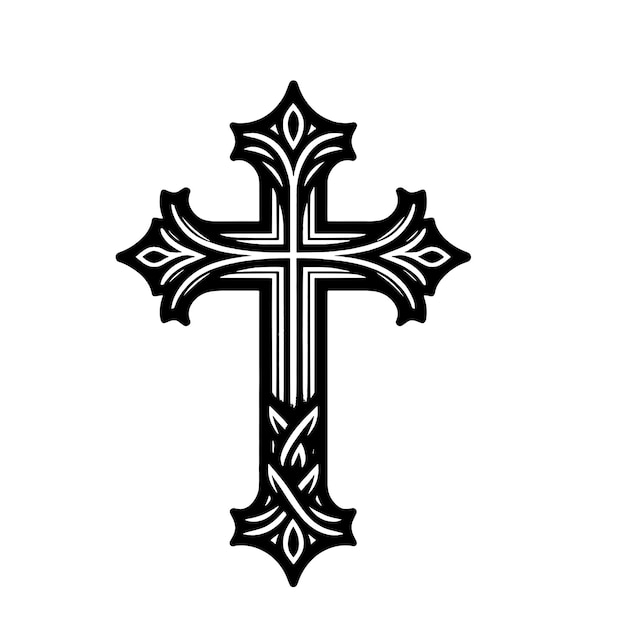 Croce SVG Croce cristiana SVG Cattolica Croce Svg silhouette
