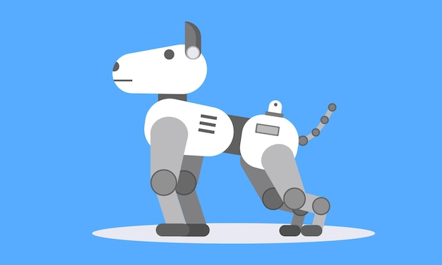Cuccino robot elettronico per animali domestici giocattolo per bambini moderni tecnologia digitale robotica e innovazione dell'automazione.