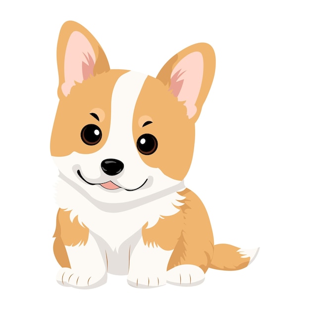 Cucciolo di cane Corgi clip cartone animato