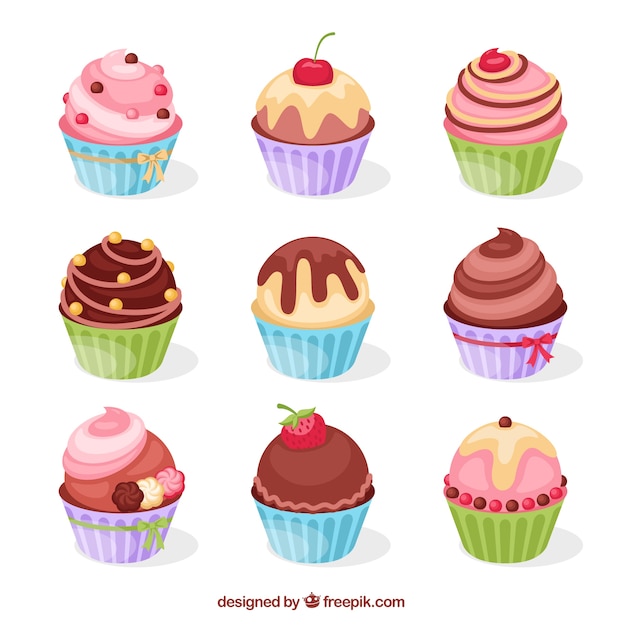 Cupcakes colorato