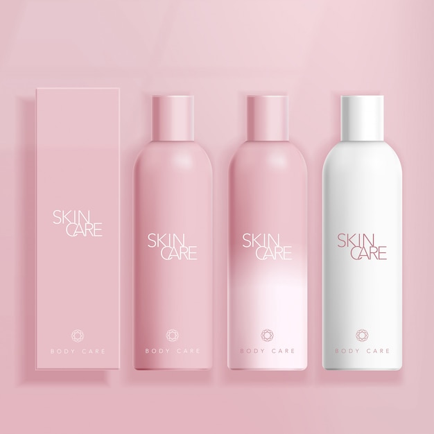 Cura della pelle / cosmetici / sanità Boston imbottiglia il fondo rosa