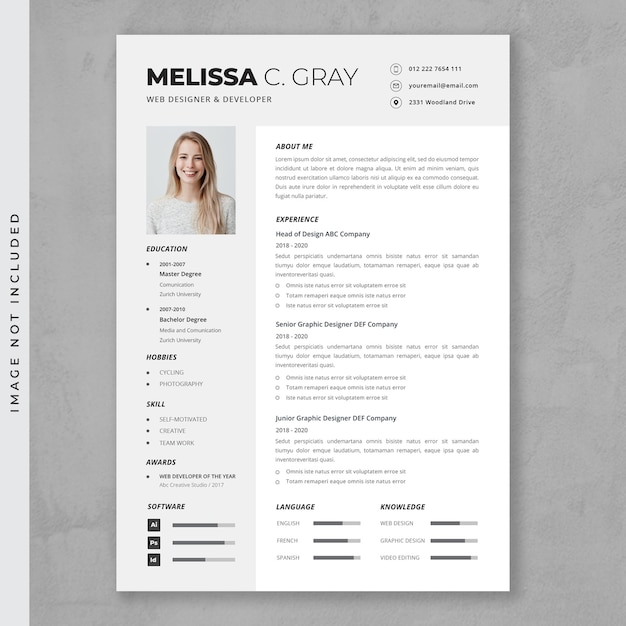 Curriculum CV elegante