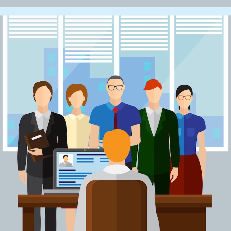 Vettore curriculum vitae reclutamento candidato posizione lavorativa