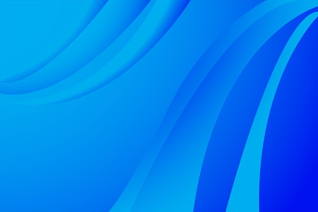 Curve astratte blu