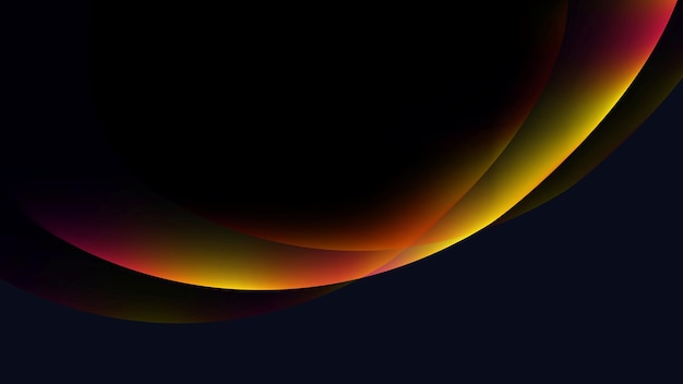 Curve astratte con colori vivaci