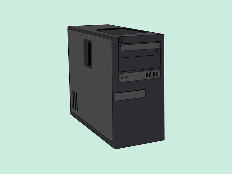 Vettore custodia per computer portatile nera