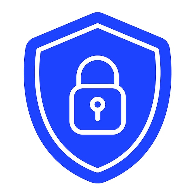 Cybersecurity Vector Icon Design Illustration (illustrazione di icona vettoriale di sicurezza informatica)