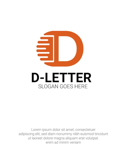 d - logo della lettera