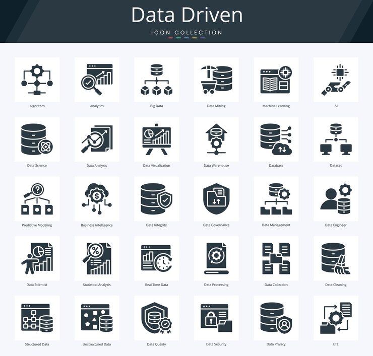 Data driven glyph icon pack per l'apprendimento automatico e la modellazione predittiva