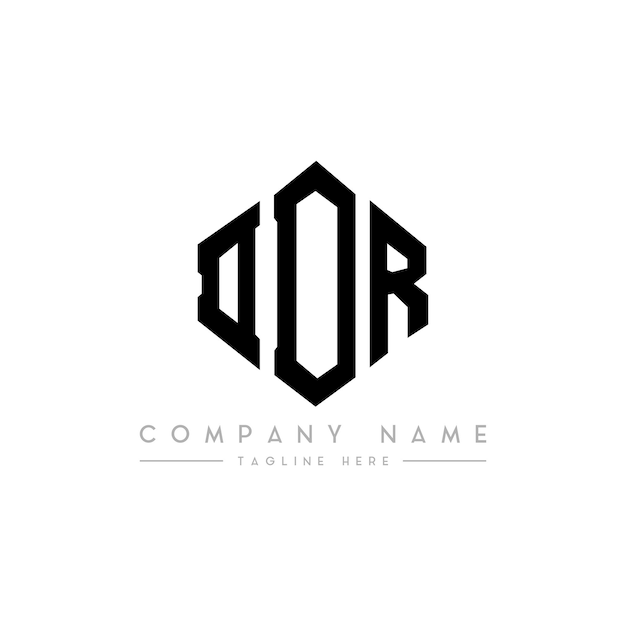 DDR letter logo design with polygon shape DDR polygon and cube shape logo design DDR hexagon vector logo template colori bianco e nero DDR monogramma business e logo immobiliare