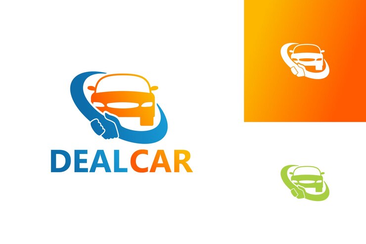 Deal Car Logo Template Design Vector, Emblem, Design Concept, Creative Symbol, Icon