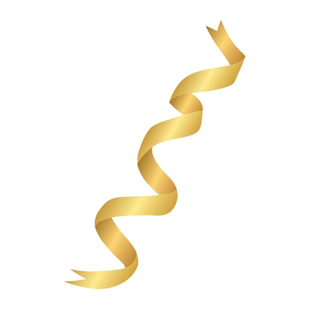 Decorazione per la festa Golden Ribbon Curly