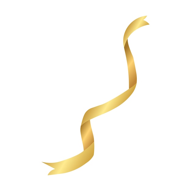 Decorazione per la festa Golden Ribbon Curly