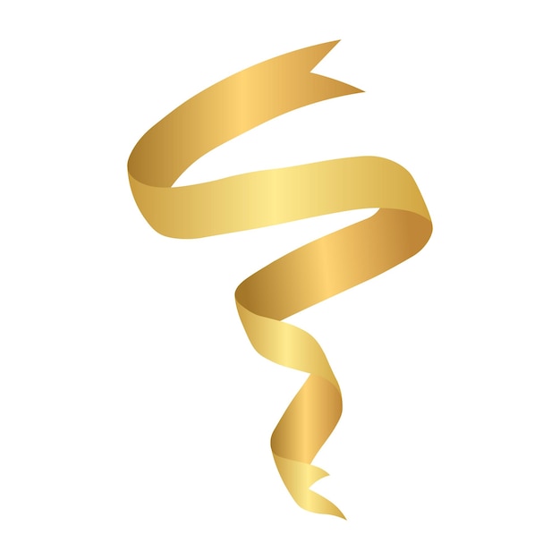Decorazione per la festa Golden Ribbon Curly