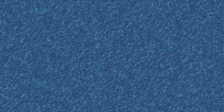 Vettore denim senza cuciture con consistenza grunge diagonale modello infinito blu