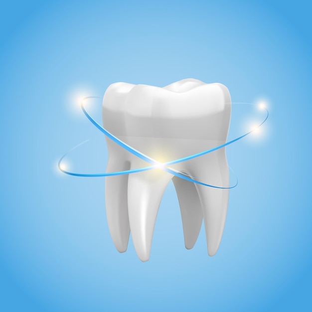 Denti Denti Dentista Cura sanitaria Illustrazioni Vettore