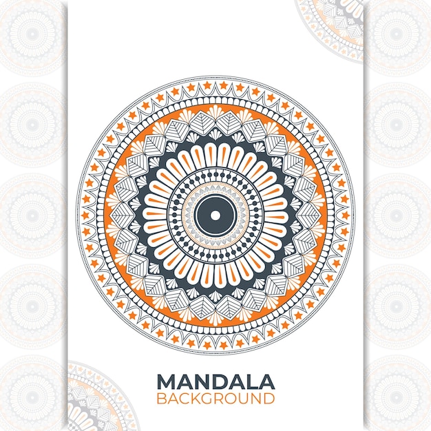 Design artistico mandala creativo e unico