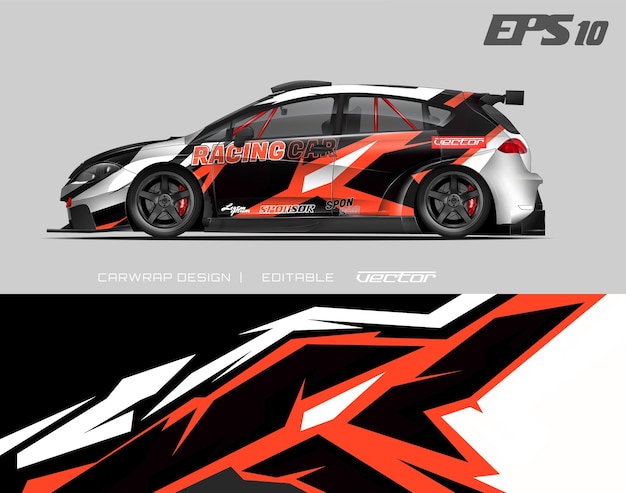 design astratto dell'involucro dell'auto design moderno di sfondo da corsa per il rally di auto da corsa dell'involucro del veicolo ecc
