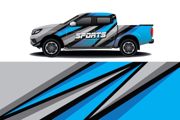 Design avvolgente per decalcomanie per camion