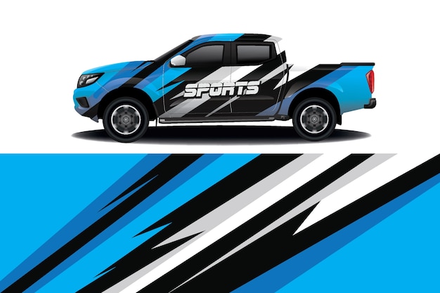 Design avvolgente per decalcomanie per camion