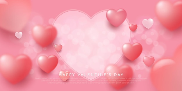 Design background di San Valentino