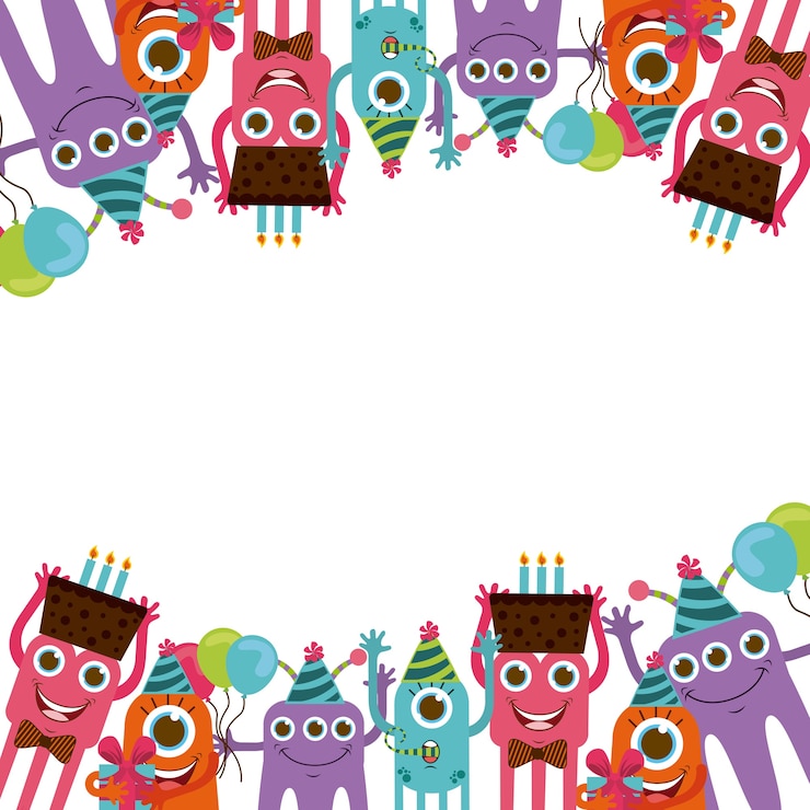 Vettore design carino mostro, illustrazione grafica vettoriale eps10