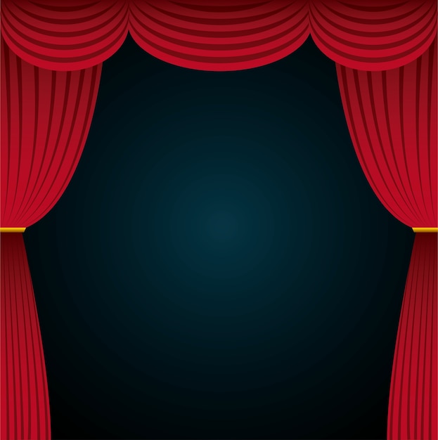 design colorato da palcoscenico