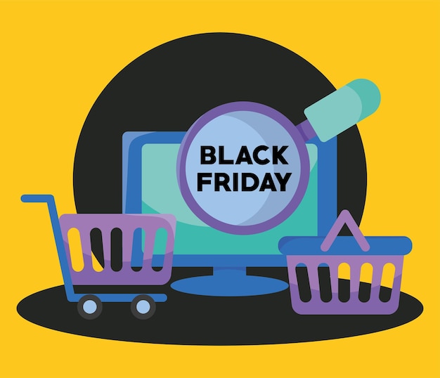 Design colorato del black friday