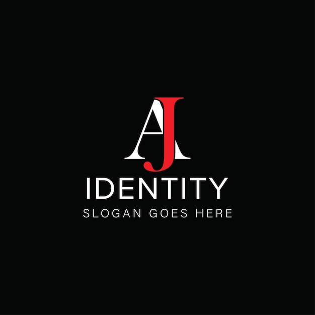 Design creativo del logo AJ Letter con grafica vettoriale Logo AJ semplice e moderno