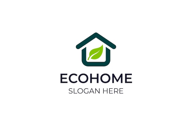 Design del logo della casa ecologica