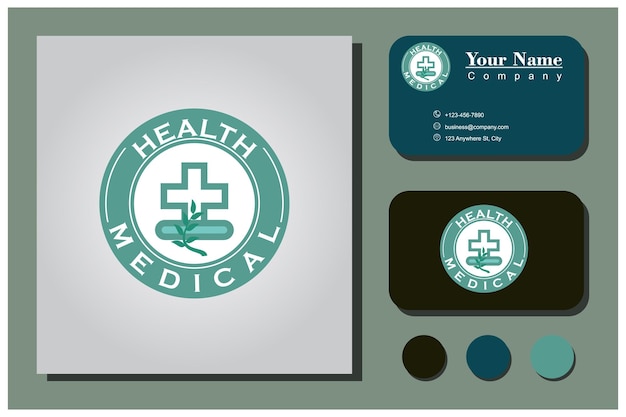 design del logo della salute medica