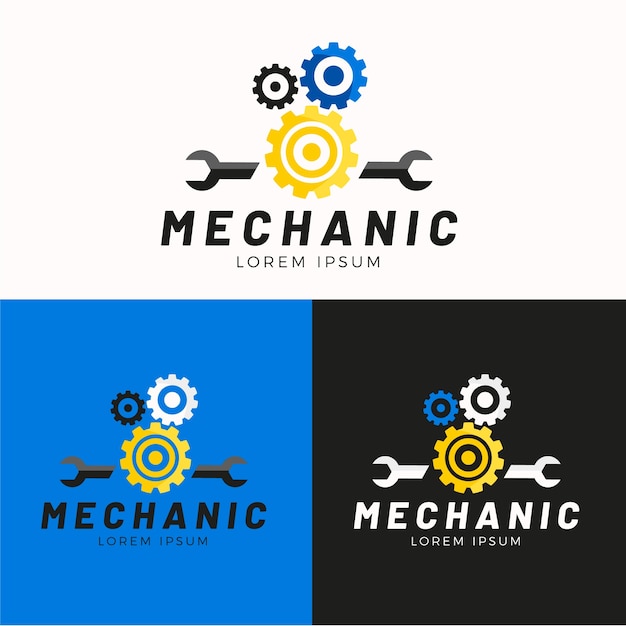 Design del logo di ingegneria meccanica