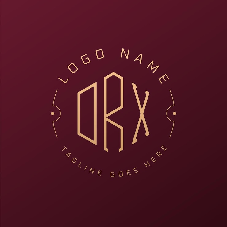 Vettore design del logo drx di lusso lettera elegante drx monogramma logo minimalista poligono modello di progettazione del logo drx