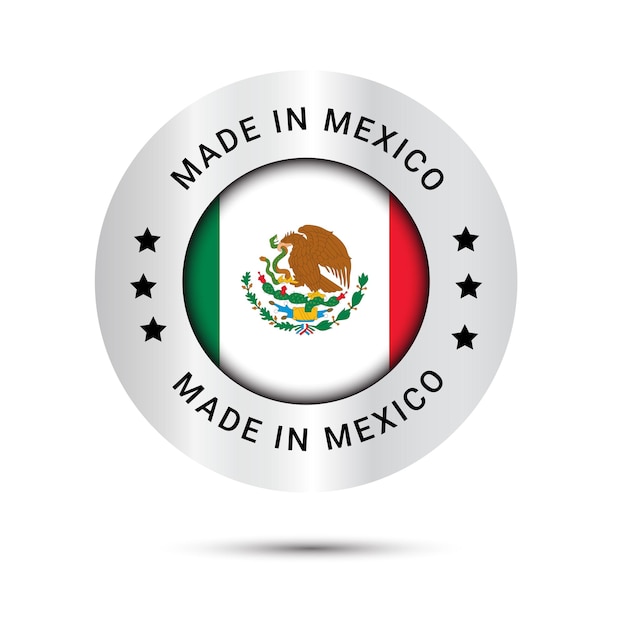 Design del logo Made in Mexico Logo Made in Mexico Flags