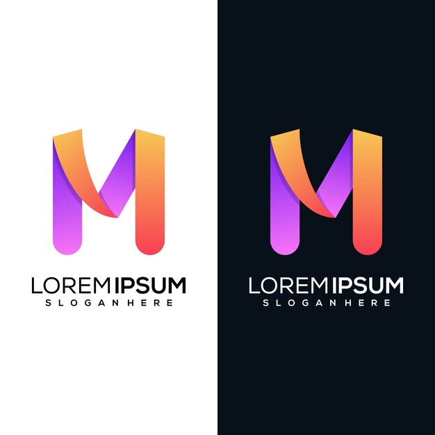 design del logo moderno lettera R.