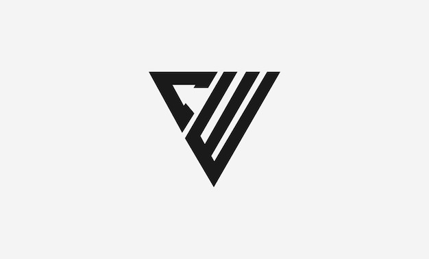 design del logo monogramma cw