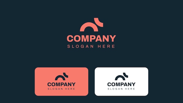 Design del logo premium delle forme astratte