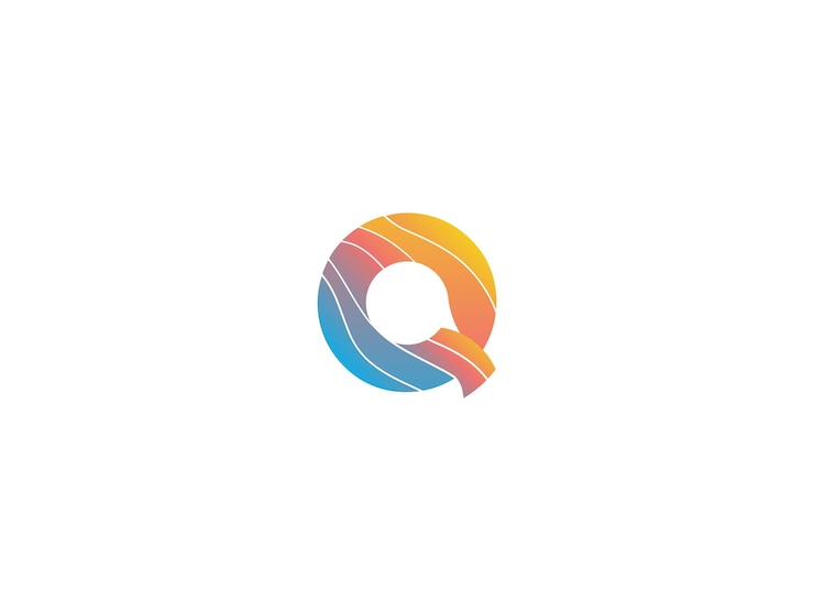 Vettore design del logo q