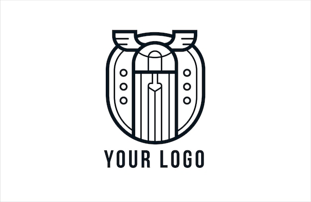 Design del logo vichingo