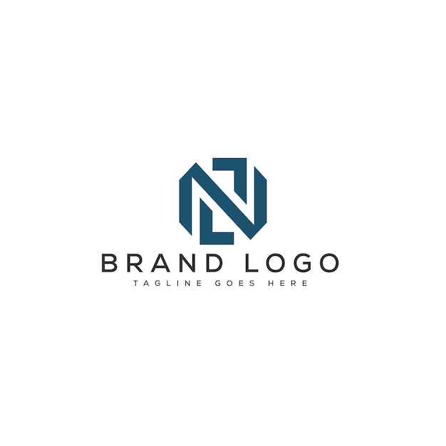 Design del modello vettoriale del logo della lettera NL per il marchio