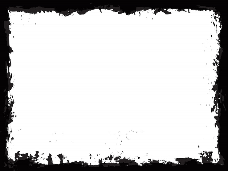 Vettore design del telaio confine grunge