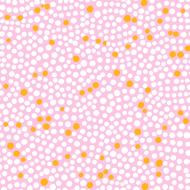 Design del tessuto con motivo a pois a pois rosa pastello