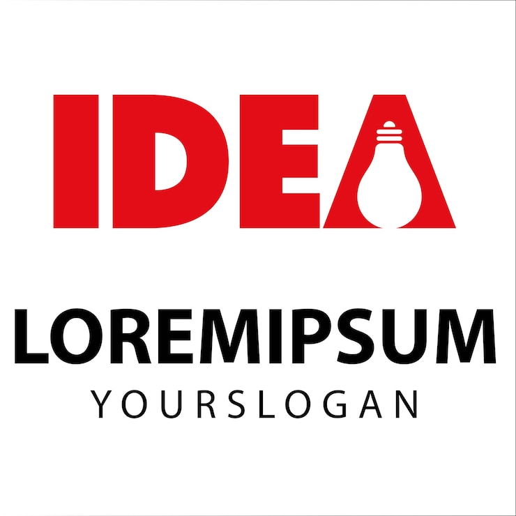Vettore design dell'icona del logo idea