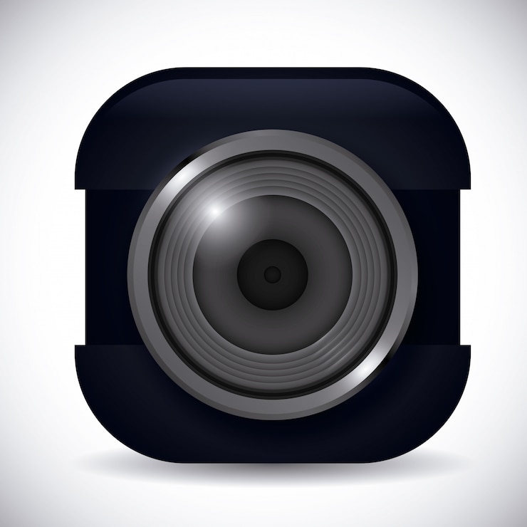 Vettore design della fotocamera.