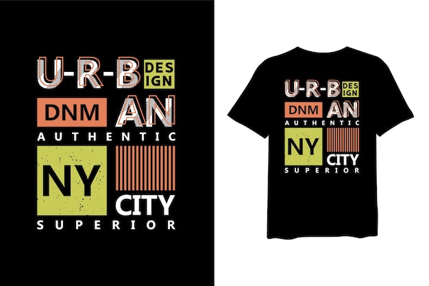 design della maglietta di new york city design del modello della maglietta