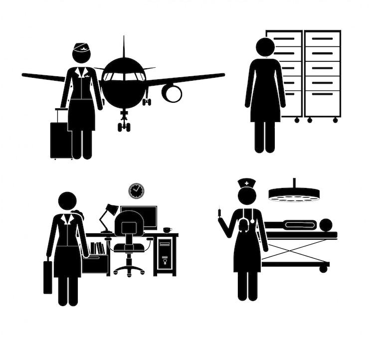 Vettore design delle occupazioni