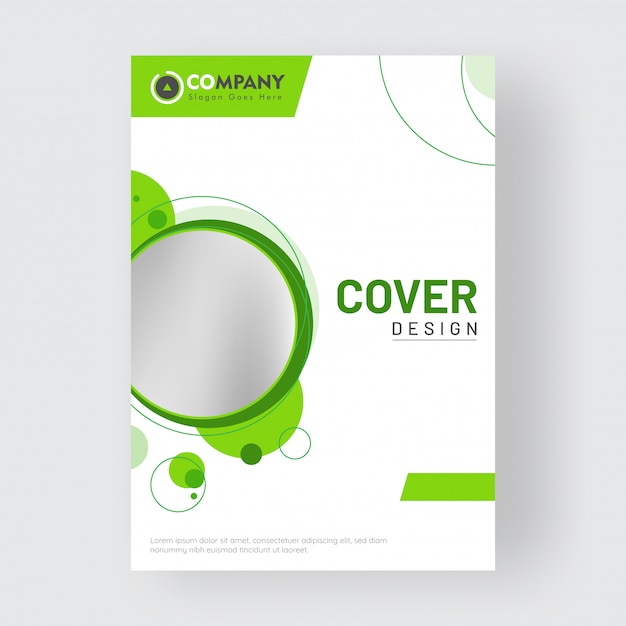 Design di copertina aziendale promozionale