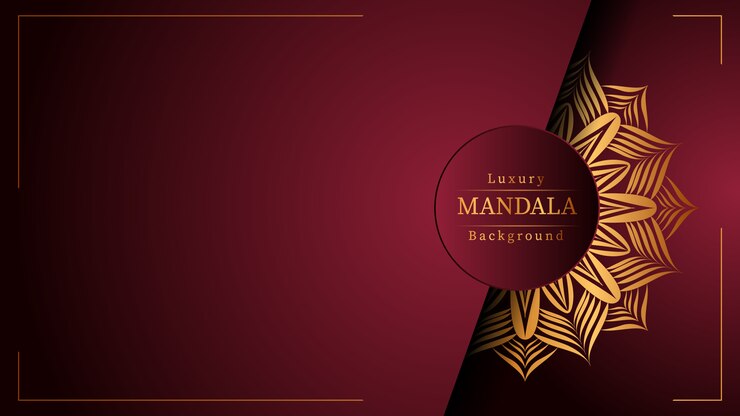 Design di mandala ornamentale di lusso