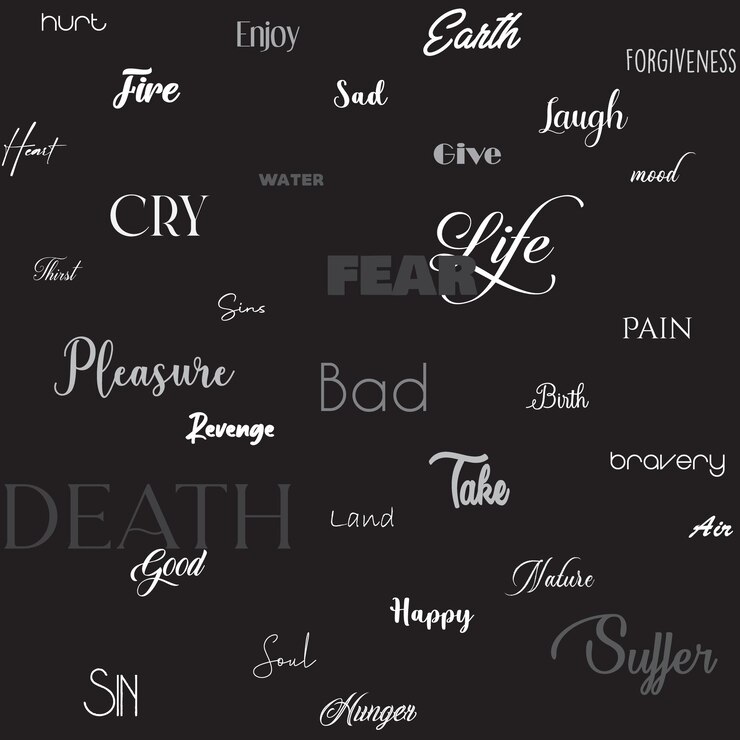 Design espressivo di word art